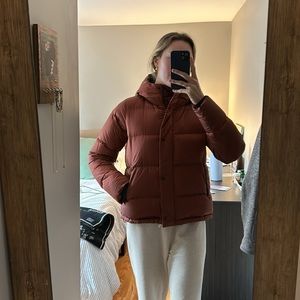 Lululemon metallic puffer jacket